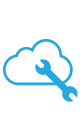  Icon of tools for the cloud.